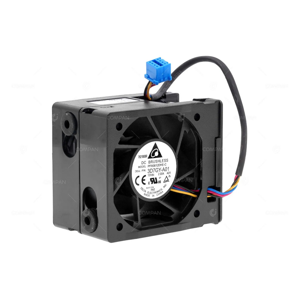 MRX6C  DELL SYSTEM FAN 60X60X38MM 12V 2A 24W 14500RPM FOR DELL POWEREDGE R530